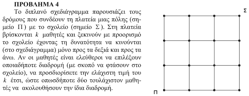 Εκφώνηση θέματος 4, Αρχιμήδης 2009, Μικροί