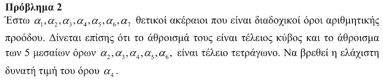 Εκφώνηση: Ευκλείδης 2015, Β΄ Λυκείου, θέμα 2