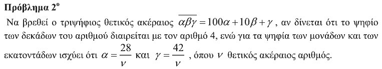 Εκφώνηση: Θαλής 2015, Γ΄ Γυμνασίου, θέμα 2